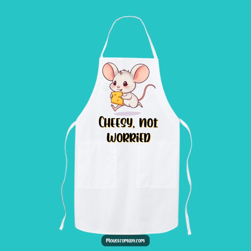 Funny Mouse & Cheese Apron - Cooking & Laughing Hilariously