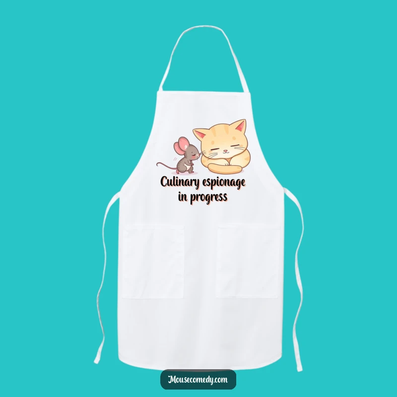 Funny Mouse Kitchen Apron: Protect Your Clothes with Culinary Comedy, Gift