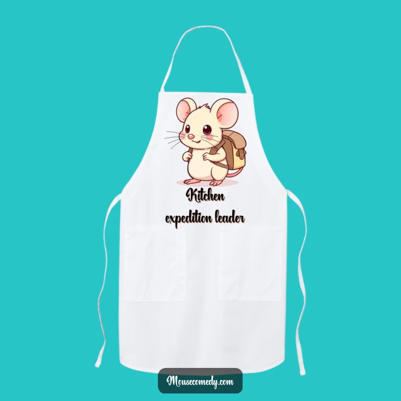 Funny Kawaii Mouse Apron: Adventure Chef, Great Humorous Kitchen Gift