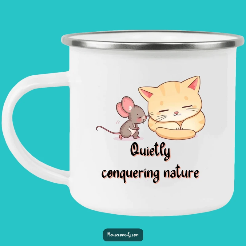 Funny Mouse Campfire Mug: Hot Drinks & Hilarious Escapes, Great Gift