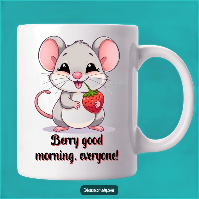 Funny Giggling Mouse Berry Balance Mug: Hilarious Treat Gift Idea