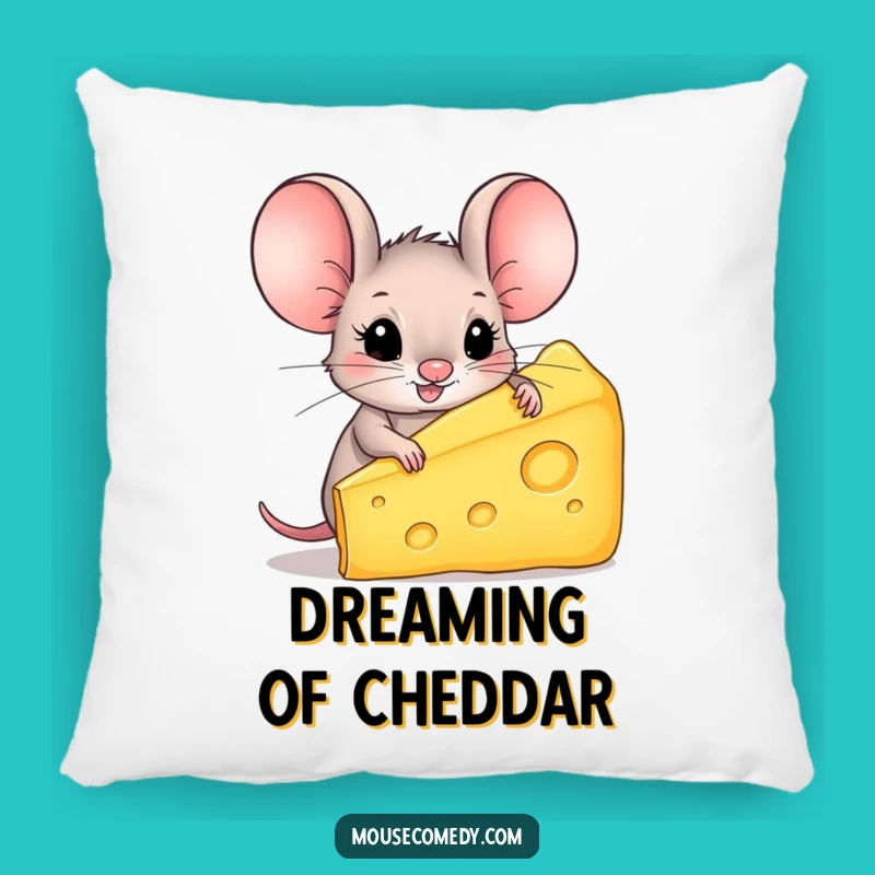 Funny Mouse Cheese Pillow: Cozy Comfort with a Cheesy Twist, Cute Funny Gift
