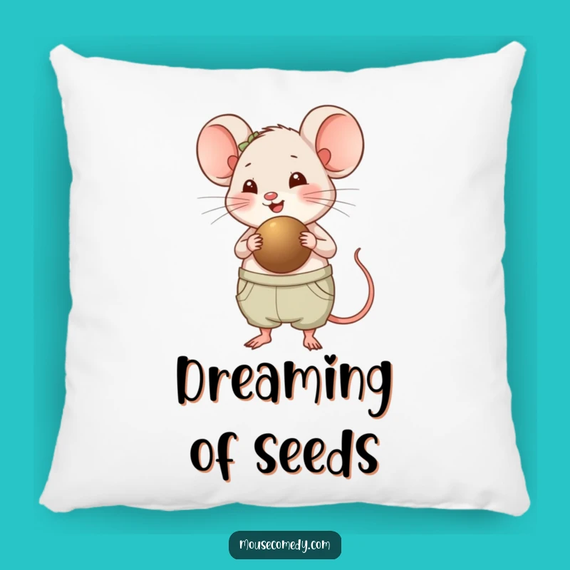 Funny Chubby Mouse Pillow - Cozy Panting Seed Carrier Comfort, Cute Gift