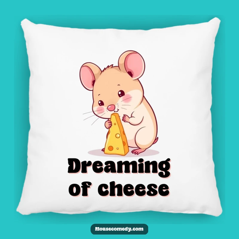 Funny Kawaii Mouse Cheese Pillow: Cozy & Hilarious Comfort for Your Couch