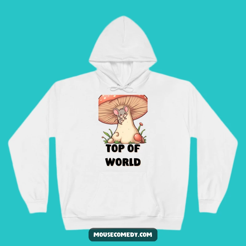 Funny Mischievous Mouse Hoodie - Cozy Adventure Wear, Wonderful Funny Gift