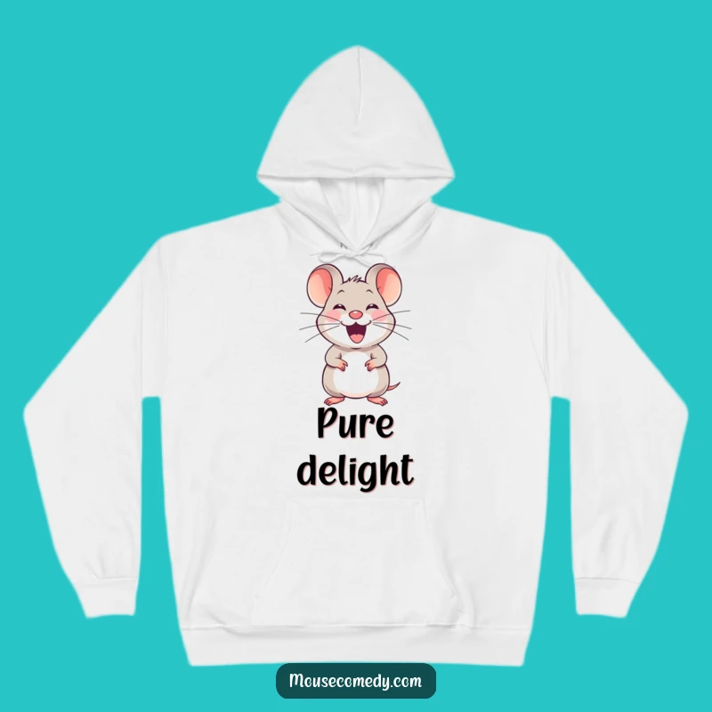 Funny Joyful Mouse Hoodie - Cozy Squeaking Comfort, Wonderful Funny Gift
