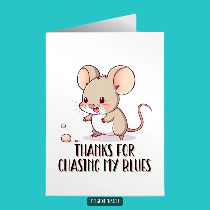 Free Printable Kawaii Mouse Thank You Card - For Your Tiny Efforts!