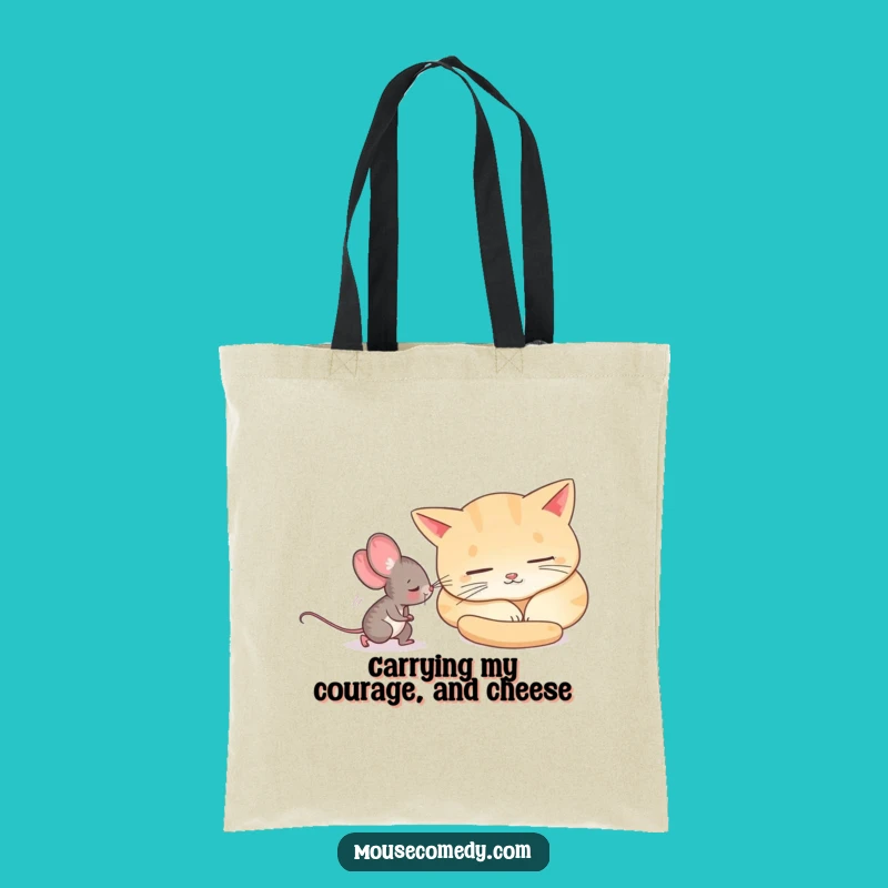 Funny Mouse Cat Escape Tote Bag: Carry Your Laughs in Style, Great Gift