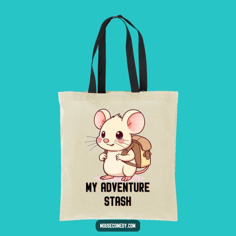 Funny Kawaii Mouse Tote Bag: Adventure Backpack, Perfect Humorous Gift
